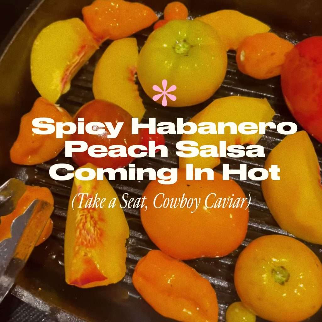 Spicy Habanero Peach Salsa